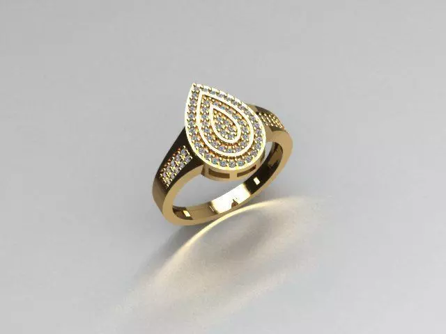 jewelry ring 3D print model_0