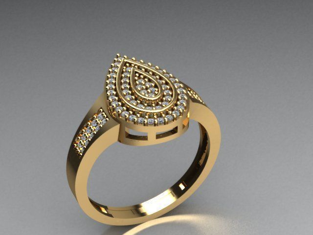 jewelry ring 3D print model_1