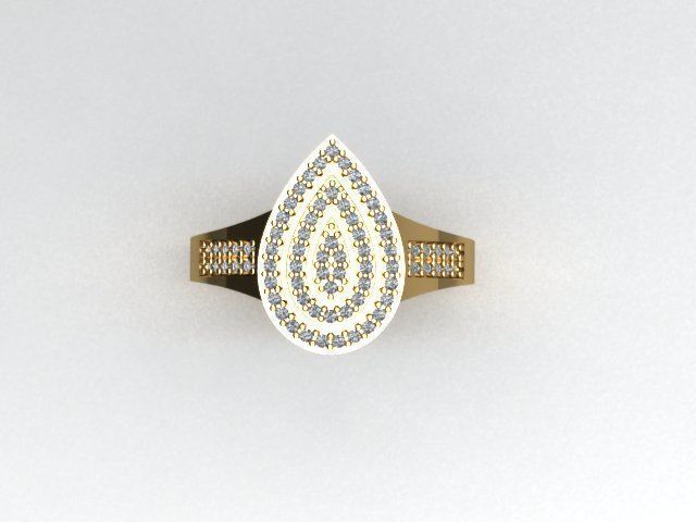 jewelry ring 3D print model_3