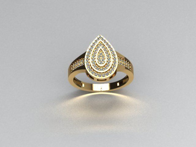jewelry ring 3D print model_2