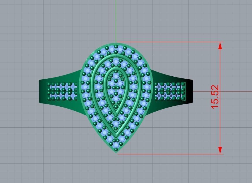 jewelry ring 3D print model_6