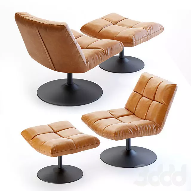 Lounge chair bar 3D model_0