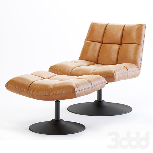 Lounge chair bar 3D model_2