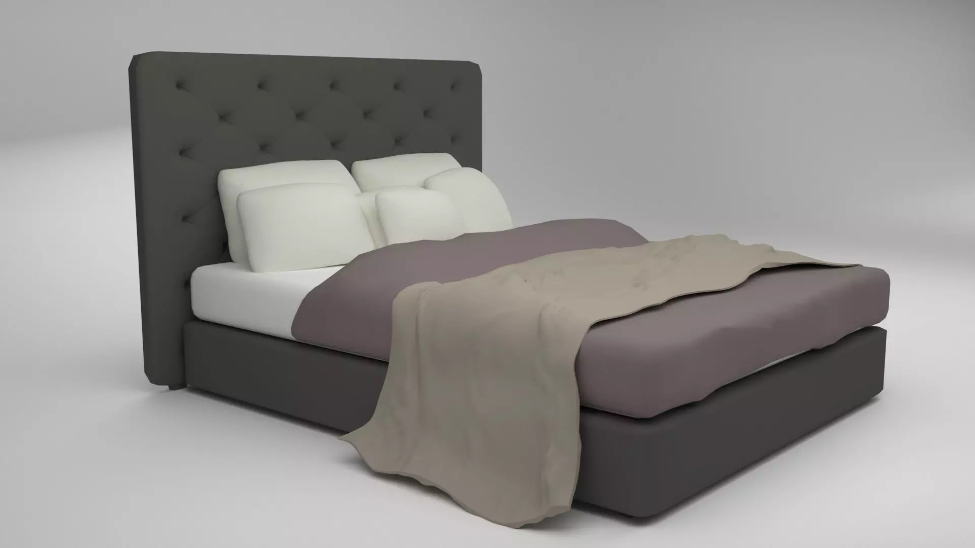 bed 3d model 3D model_0