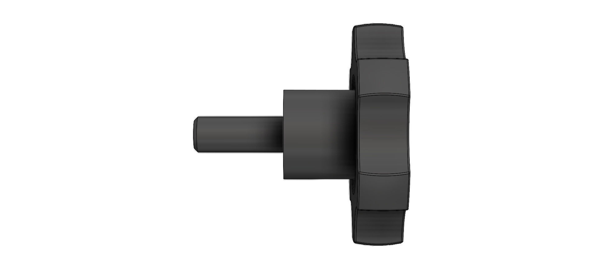 Manipulo Handle Merkbak MTM 6040 M10x25 3D model_4