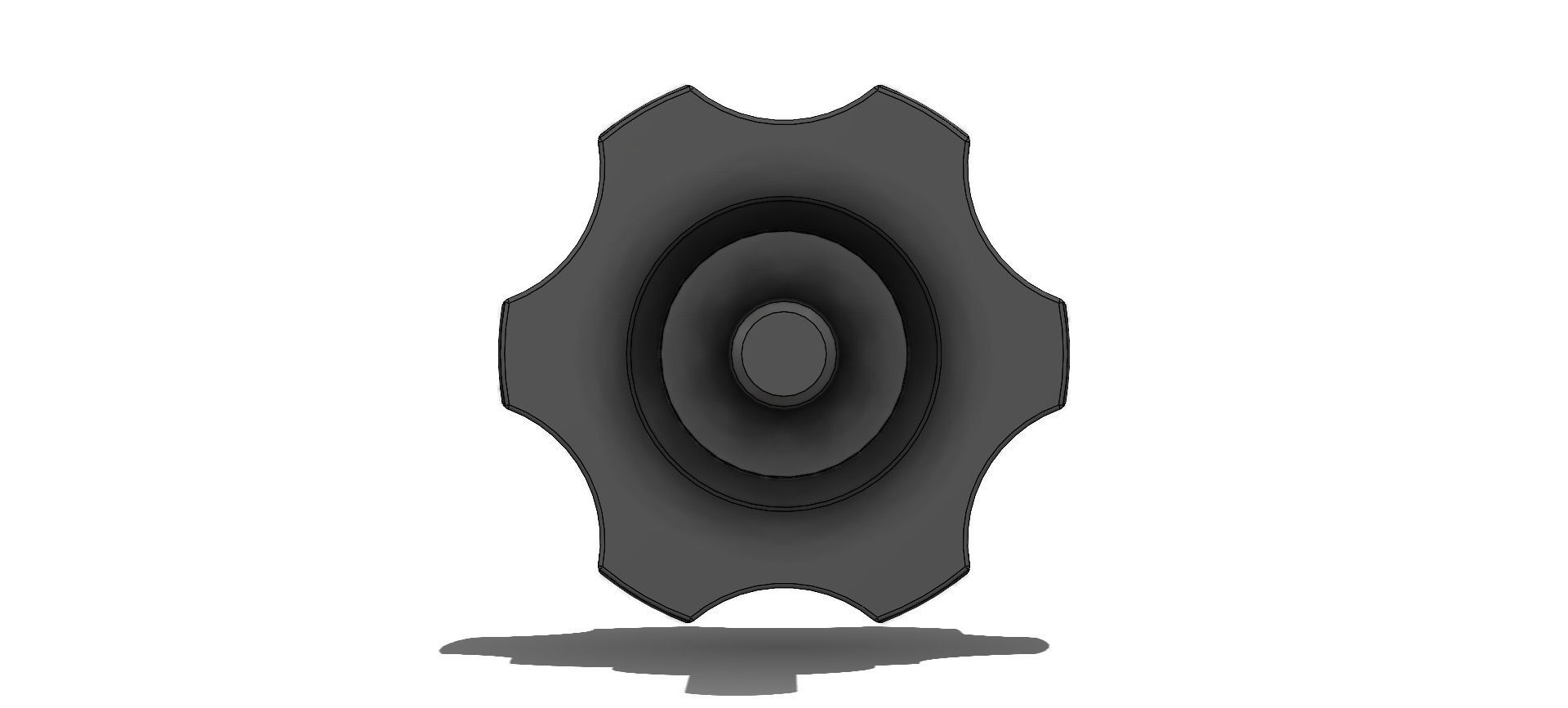 Manipulo Handle Merkbak MTM 6040 M10x25 3D model_6