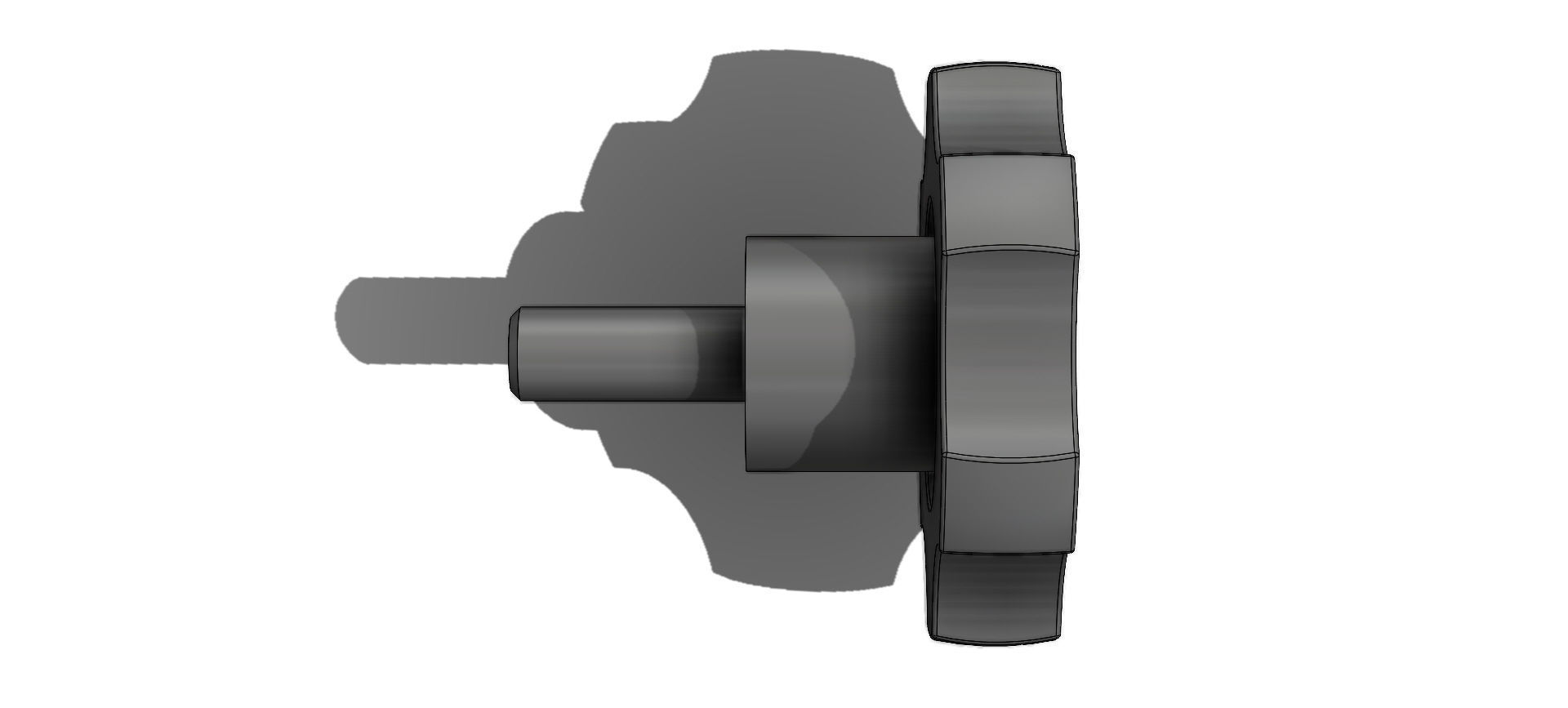 Manipulo Handle Merkbak MTM 6040 M10x25 3D model_2