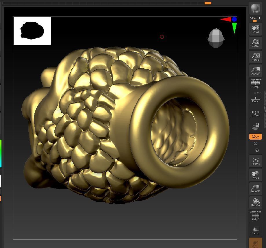 lion 02 3D print model_7