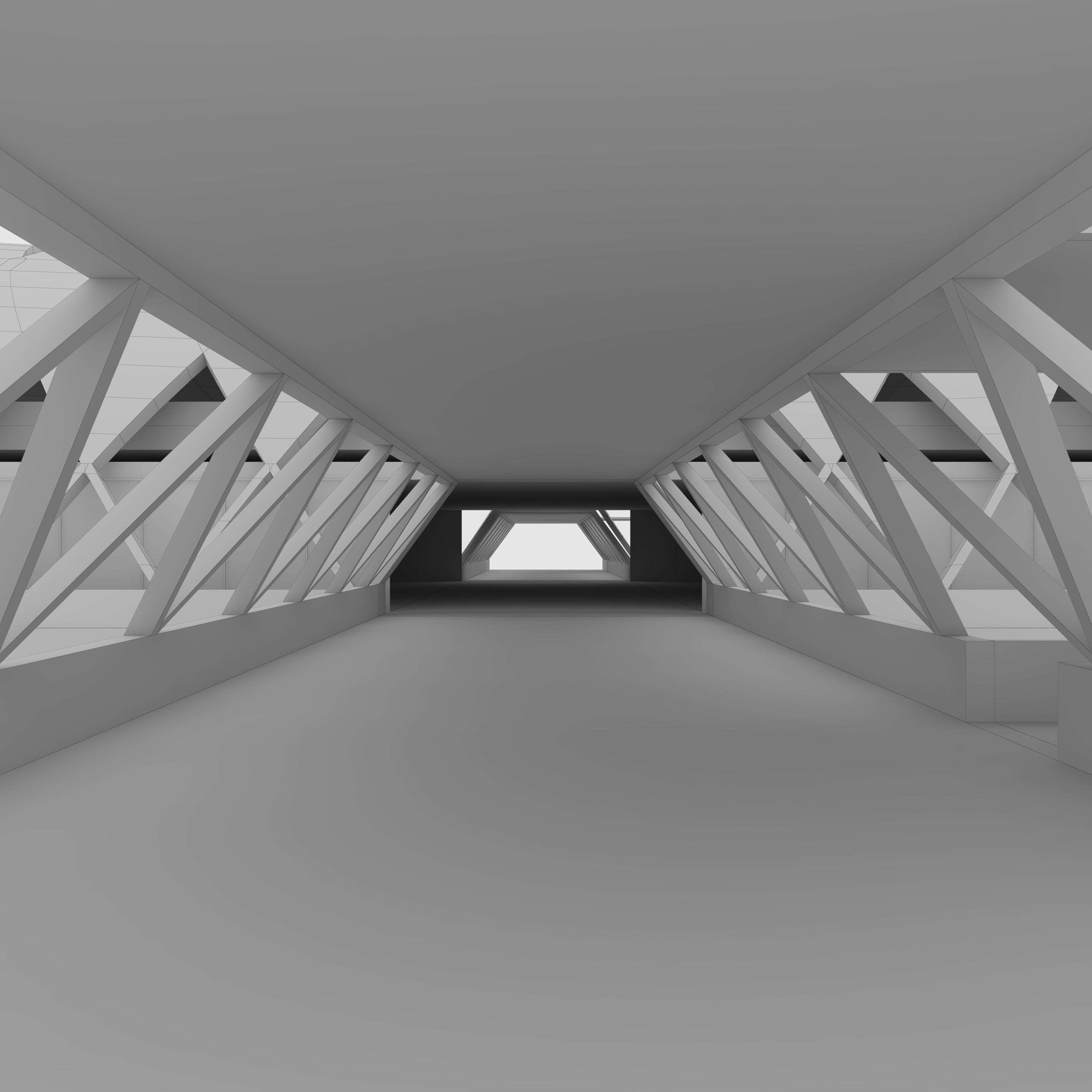 Railway Station 1 3D model_13