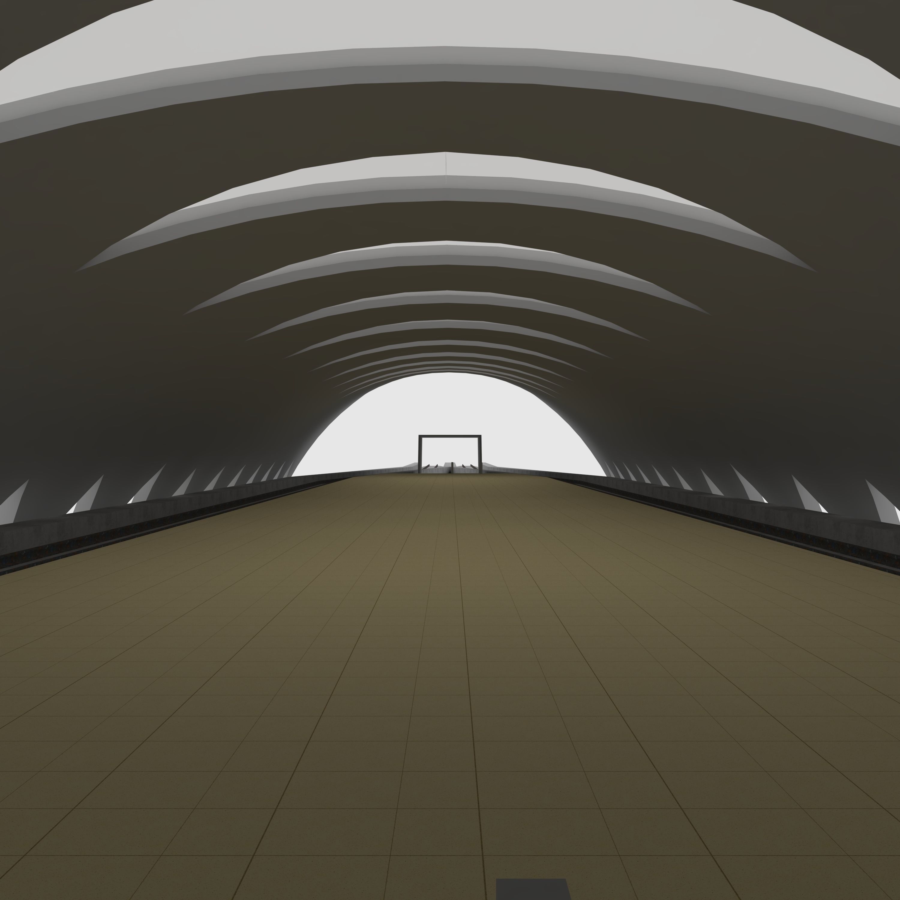 Railway Station 1 3D model_24