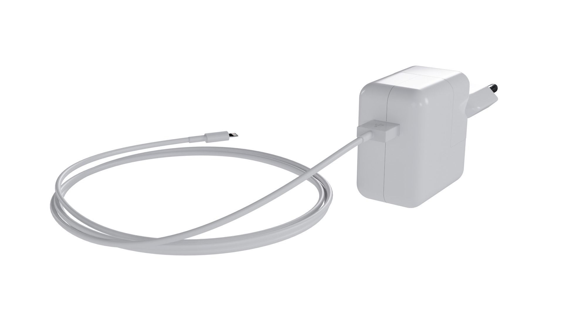 Apple Iphone Charger Ipad Charger USBA Lightning 3D model 3D model