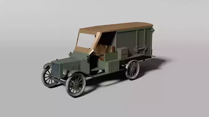 WW1 ambulance vehicle
