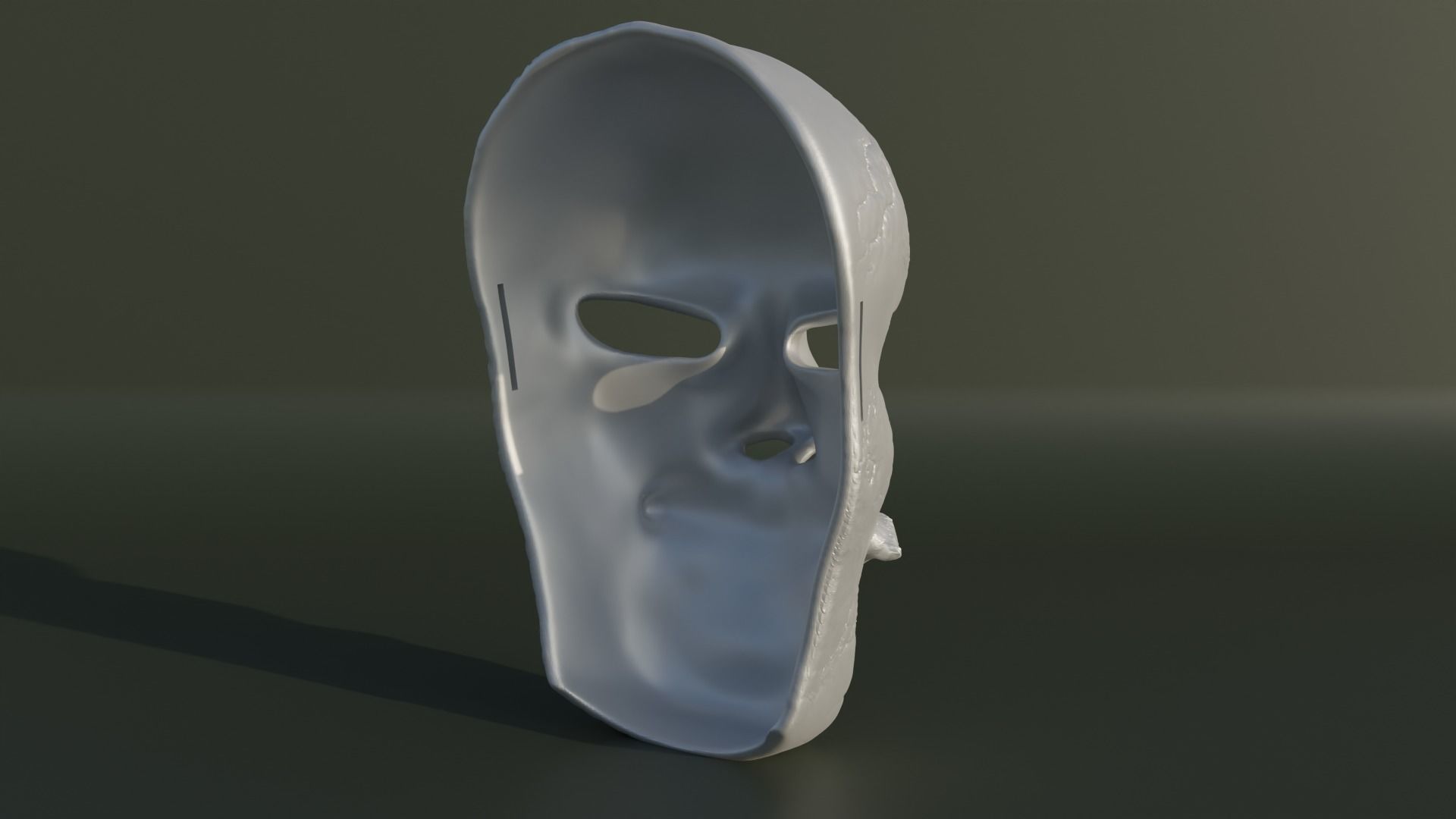 Fantasy Human Face Mask 2 3D print model_6