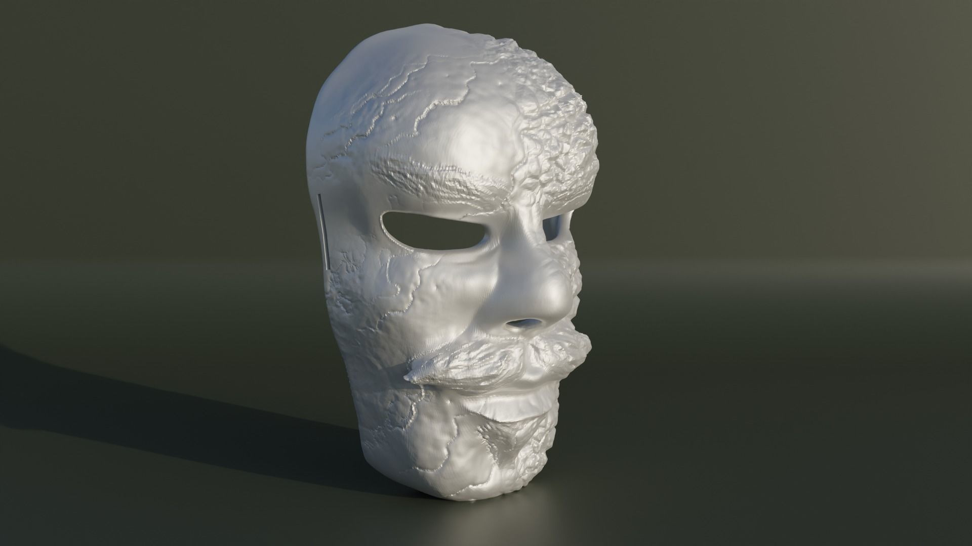 Fantasy Human Face Mask 2 3D print model_3