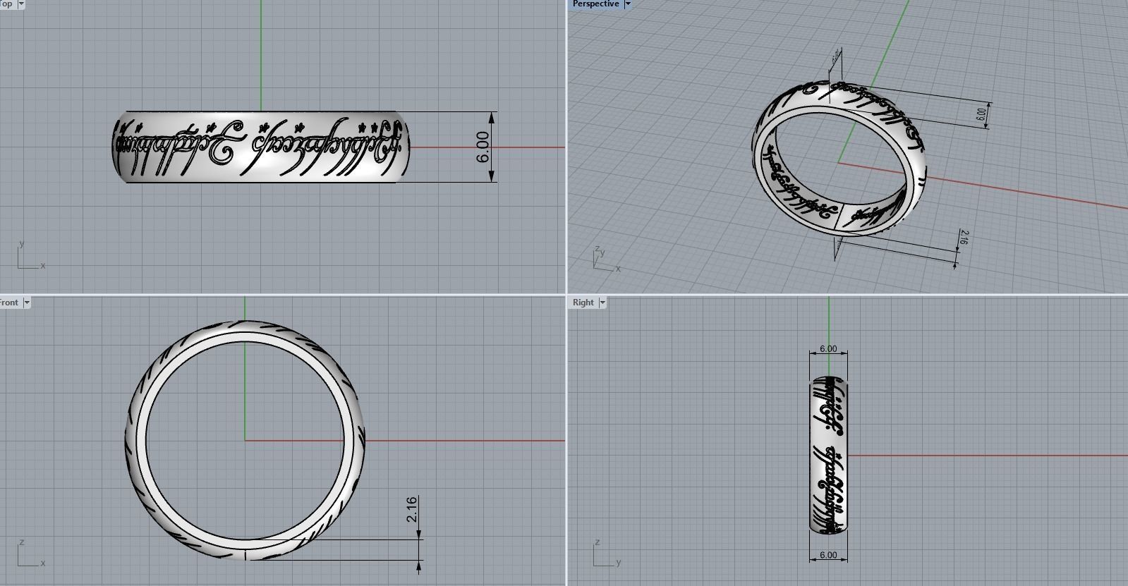THE LORD OF THE RINGS 12 sizes  3D print model_6