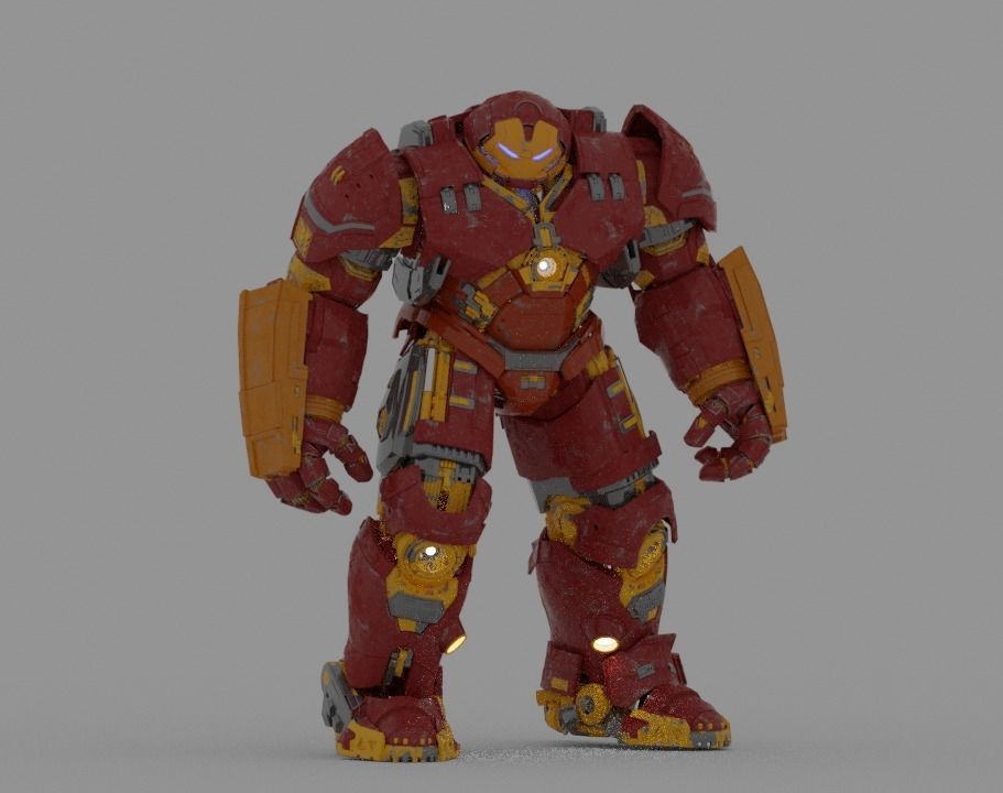 HulkBuster Marvel Iron Man 3D model 3D model_1