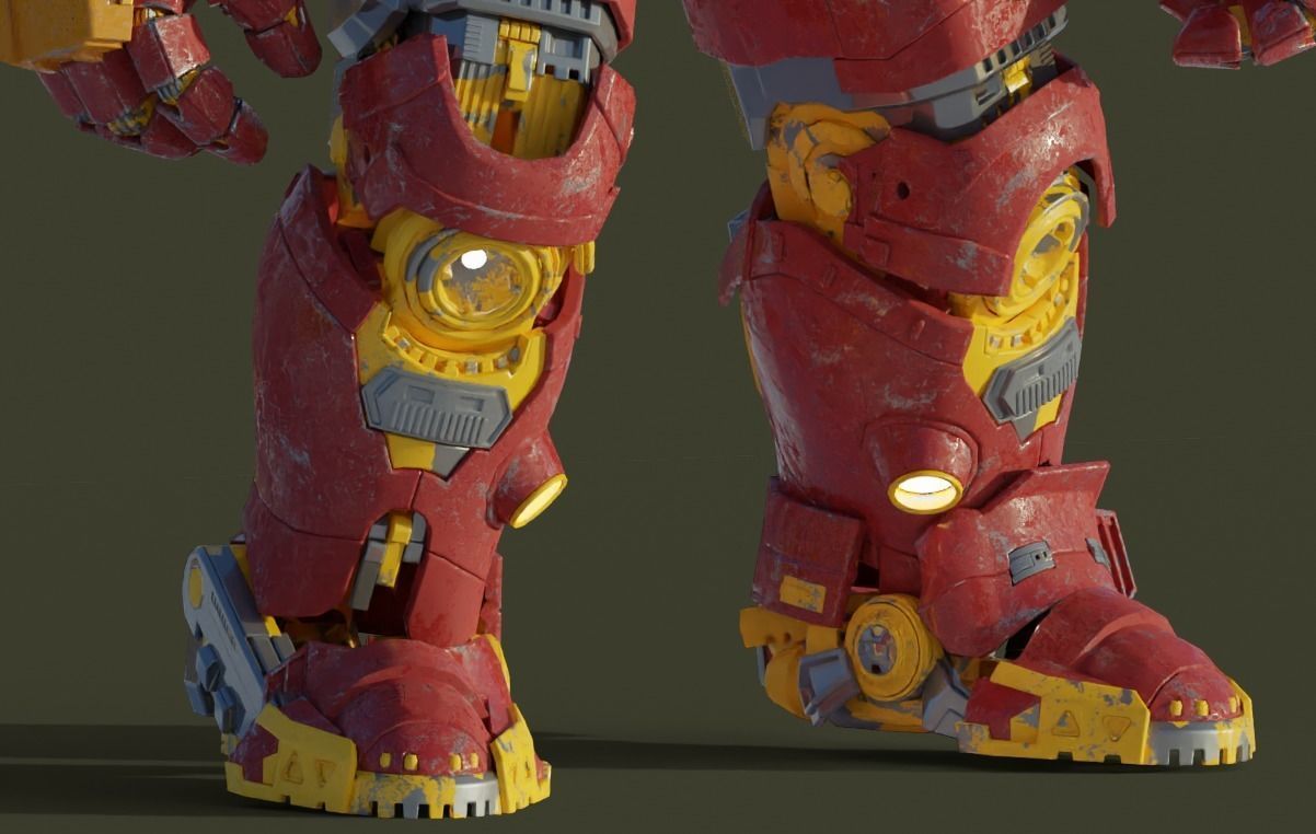 HulkBuster Marvel Iron Man 3D model 3D model_3