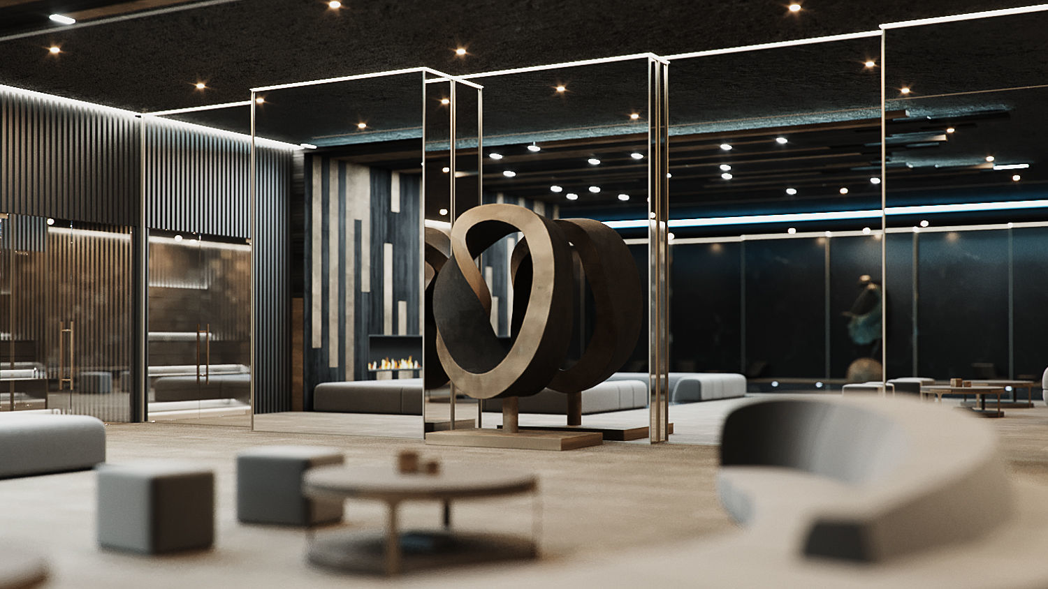 Corona - 3ds Max scene files - Residential Pool Interior 3D model_3