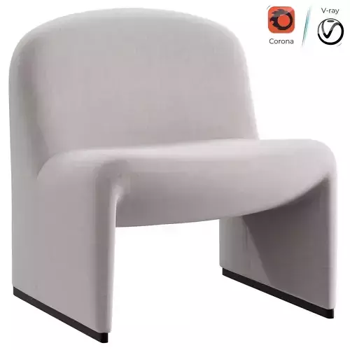  Castelli Alky Chair Giancarlo Piretti Low-poly 3D model