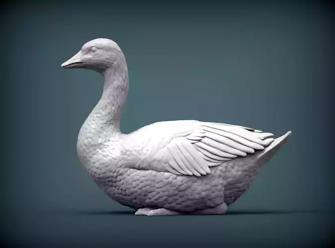 snow goose 3D print model