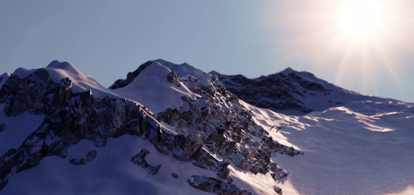 Mountains-High detailed Free 3D model