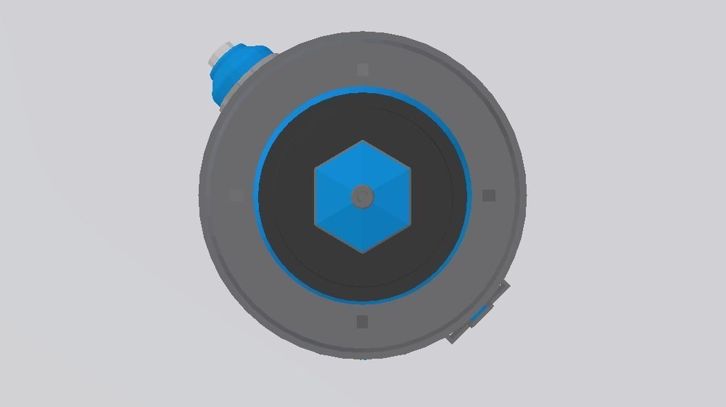 Sci-Fi Dropper 02 Low-poly 3D model_7