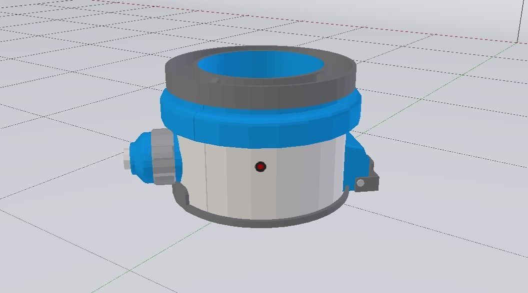 Sci-Fi Dropper 02 Low-poly 3D model_5