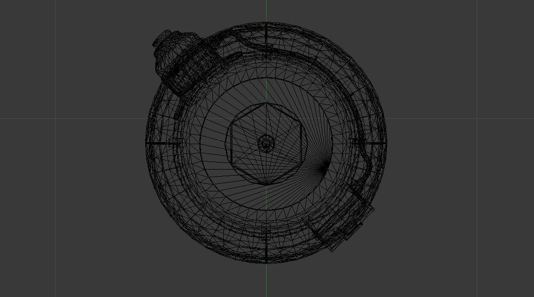 Sci-Fi Dropper 02 Low-poly 3D model_19