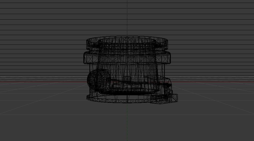 Sci-Fi Dropper 02 Low-poly 3D model_18