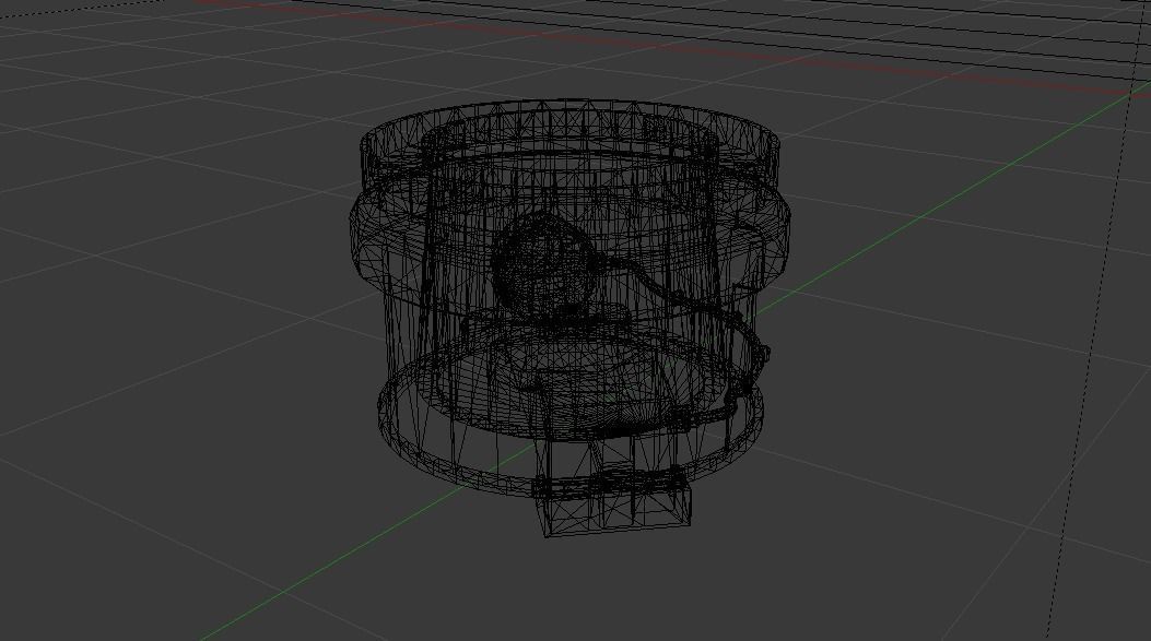 Sci-Fi Dropper 02 Low-poly 3D model_16