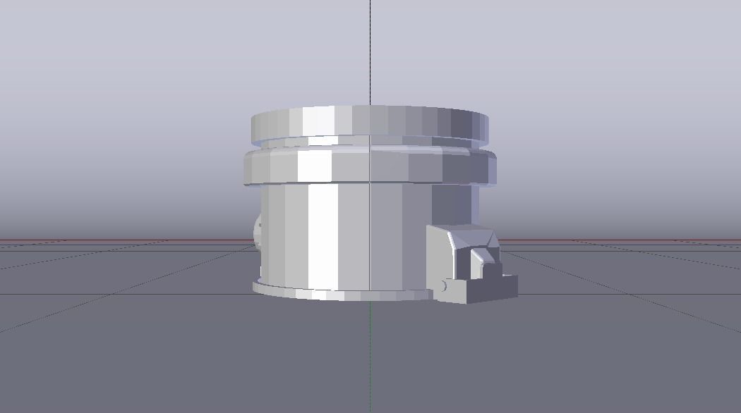 Sci-Fi Dropper 02 Low-poly 3D model_14