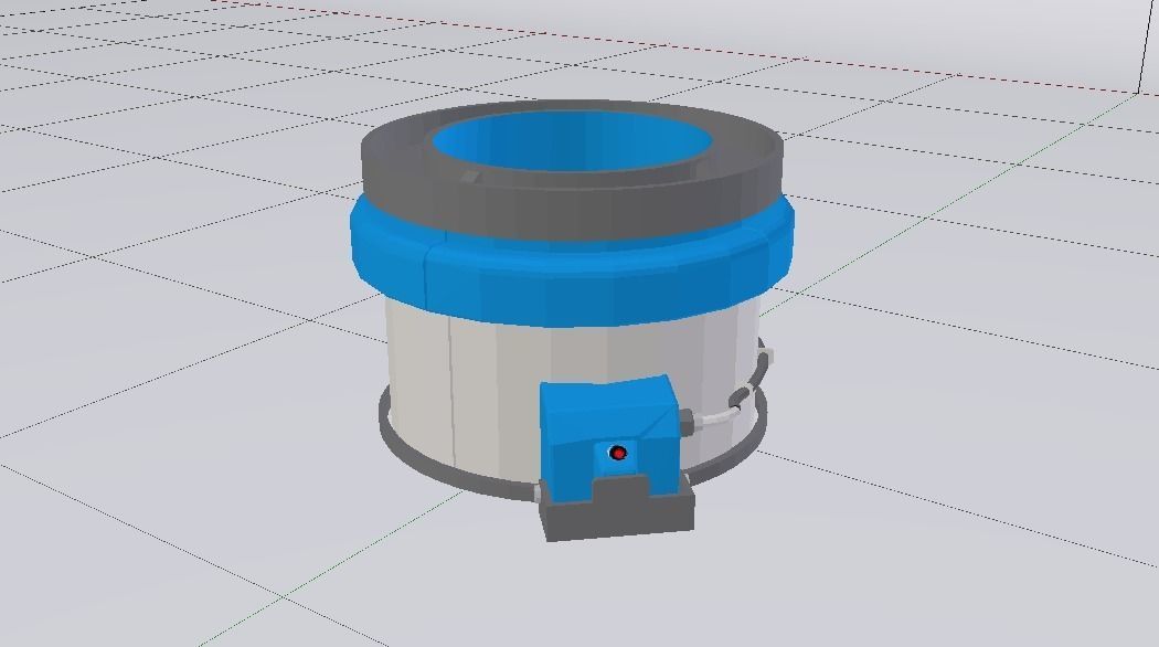 Sci-Fi Dropper 02 Low-poly 3D model_4