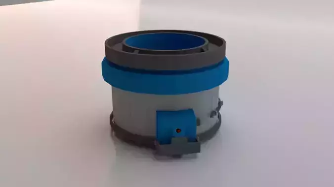 Sci-Fi Dropper 02 Low-poly 3D model Sci-Fi Dropper 02 Low-poly 3D model