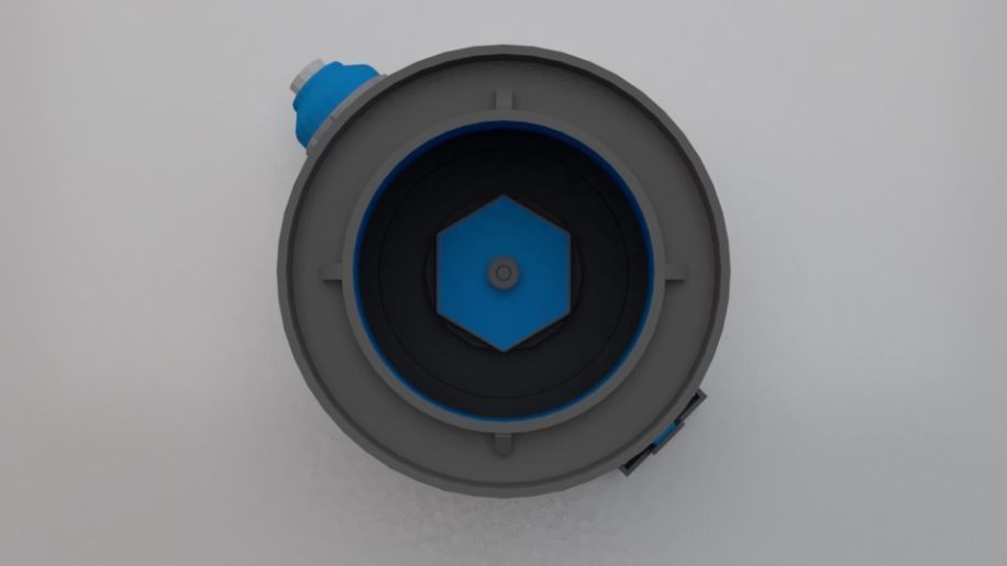 Sci-Fi Dropper 02 Low-poly 3D model_3