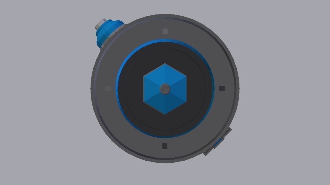 Sci-Fi Dropper 02 Low-poly 3D model_11