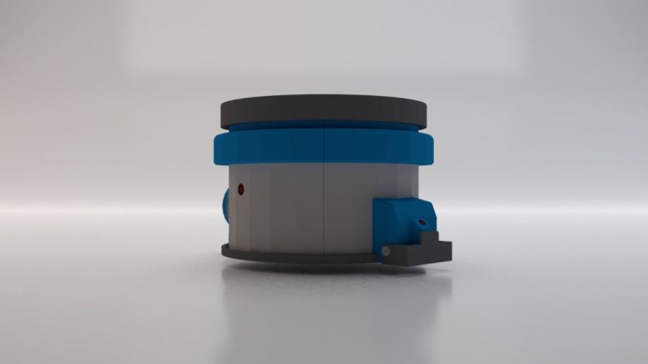 Sci-Fi Dropper 02 Low-poly 3D model_2