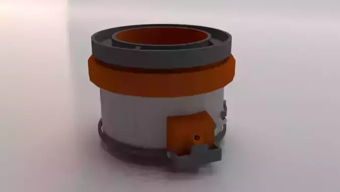 Sci-Fi Dropper 03 Low-poly 3D model Sci-Fi Dropper 03 Low-poly 3D model