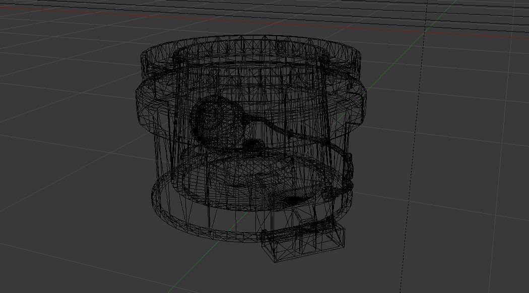 Sci-Fi Dropper 03 Low-poly 3D model_16