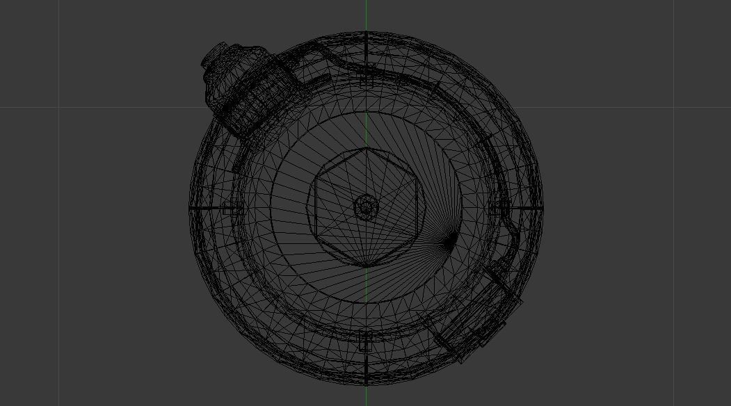 Sci-Fi Dropper 03 Low-poly 3D model_19