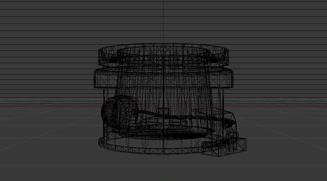 Sci-Fi Dropper 03 Low-poly 3D model_18