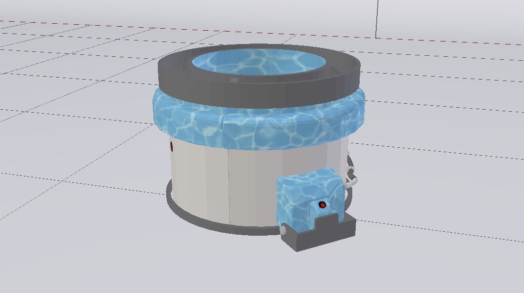 Sci-Fi Dropper 04 Low-poly 3D model_4