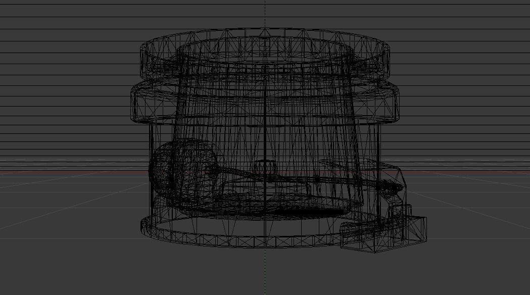 Sci-Fi Dropper 04 Low-poly 3D model_18