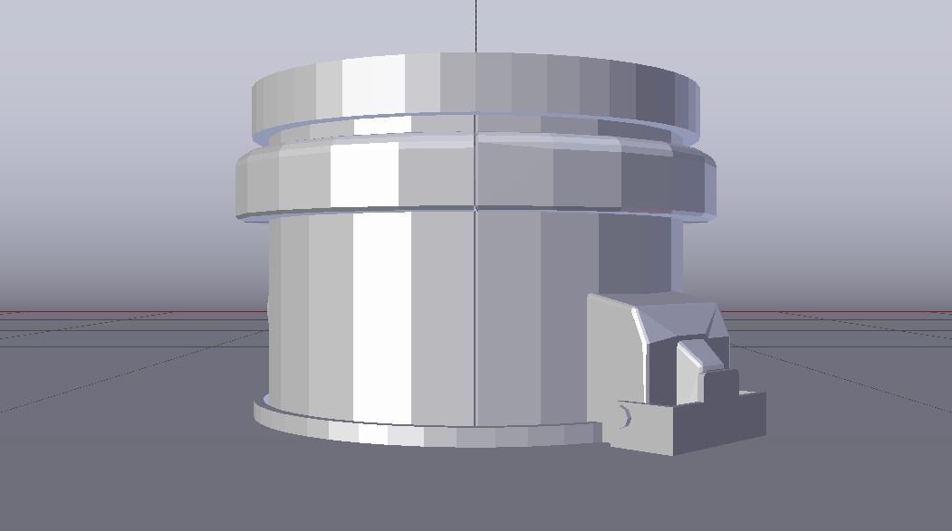 Sci-Fi Dropper 04 Low-poly 3D model_14