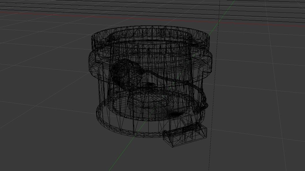 Sci-Fi Dropper 04 Low-poly 3D model_16