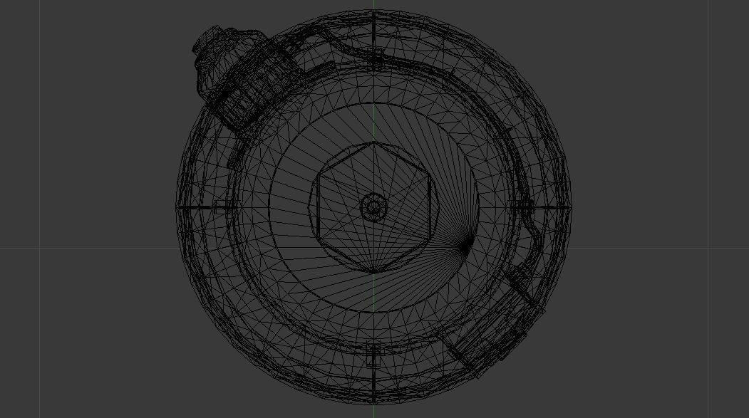 Sci-Fi Dropper 04 Low-poly 3D model_19