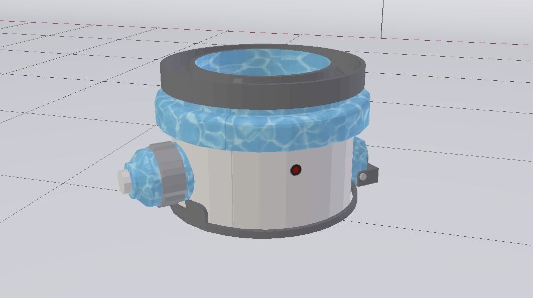 Sci-Fi Dropper 04 Low-poly 3D model_5