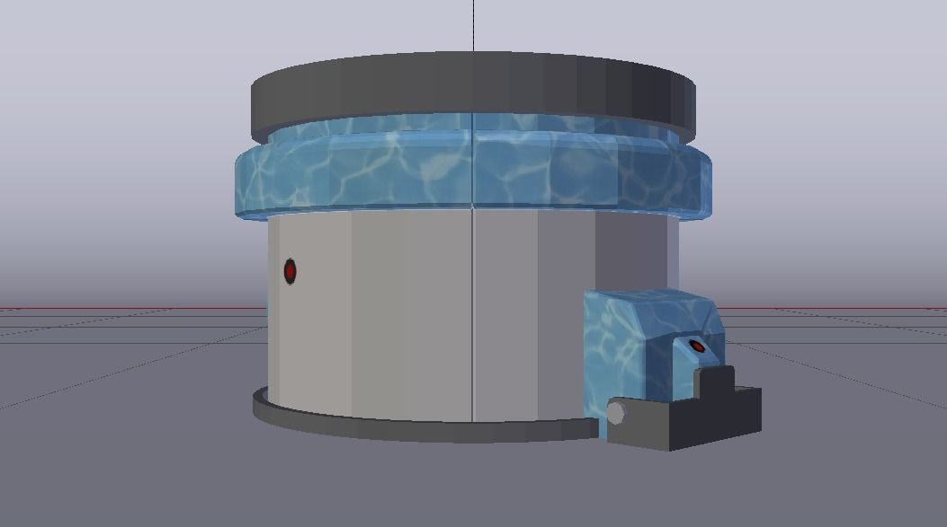 Sci-Fi Dropper 04 Low-poly 3D model_10