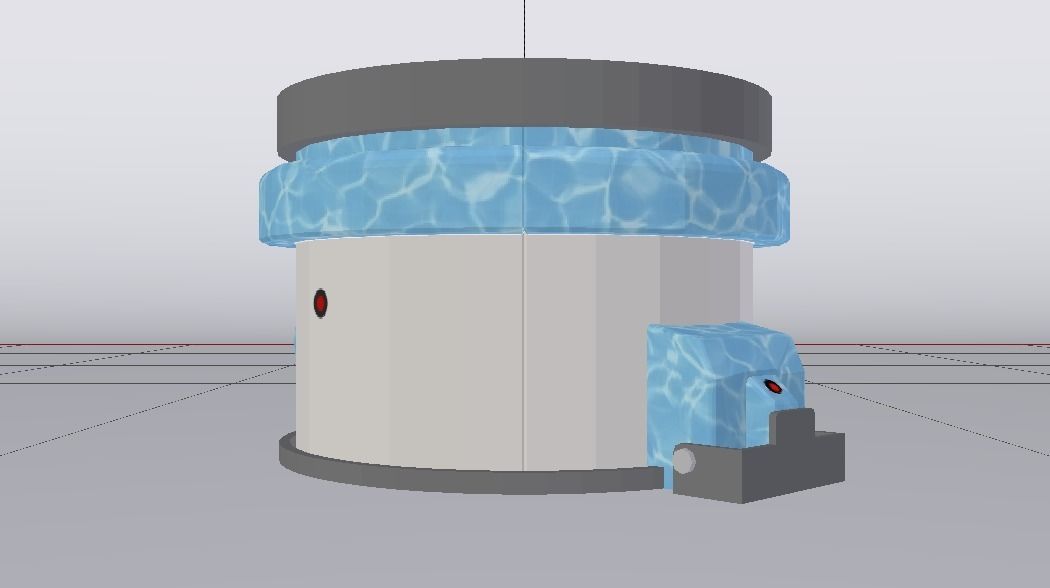 Sci-Fi Dropper 04 Low-poly 3D model_6