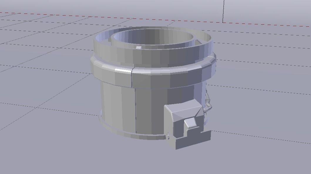 Sci-Fi Dropper 04 Low-poly 3D model_12