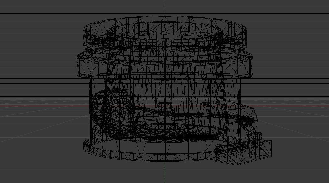 Sci-Fi Dropper 05 Low-poly 3D model_18